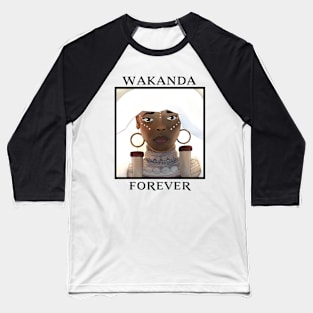 Wakanda Forever Baseball T-Shirt